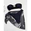 Women Swimwear With Skirt Metal Star Bikini Female Swimsuit Three-pieces Bikini Set Bather Bathing Suit Swim