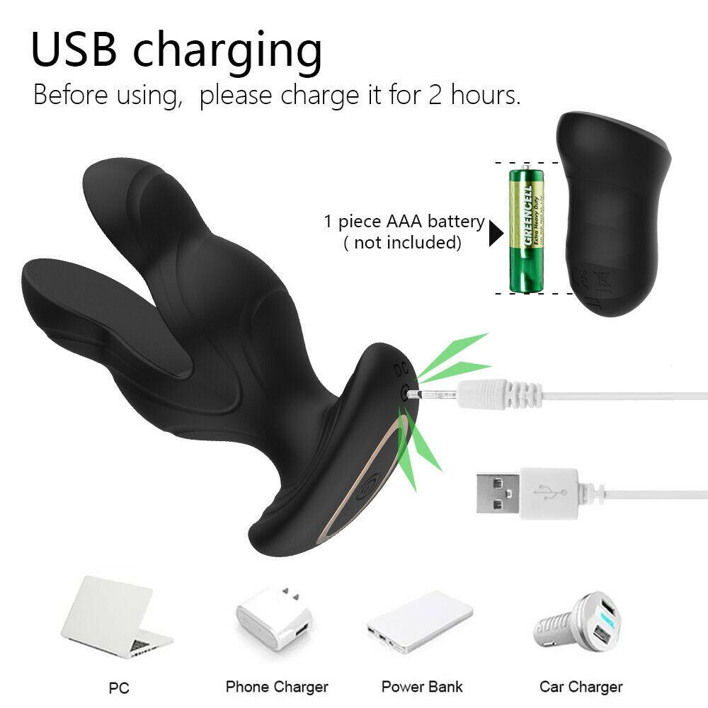 Электрический шок анальная пробка вибраторы мужской массажер простаты стимулятор клитора точки G пульт управления водонепроницаемая взрослая секс-игрушка