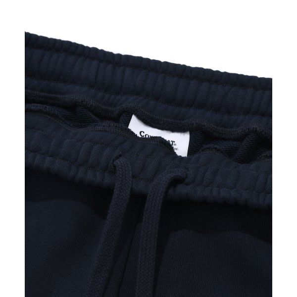 Covernat Ss23 Logo Pattern Embroidered Solid Color Elastic Cuff Casual Pants Unisex pants Navy-Blue CO2301PT21NA