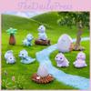 Cute Resin Dinosaur Figurines For Diy Crafts Garden Ornaments Desk Decor