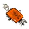 Ювелирное украшение ручной работы из серебра 925 пробы с балтийским янтарем 2,80 дюйма i5G46