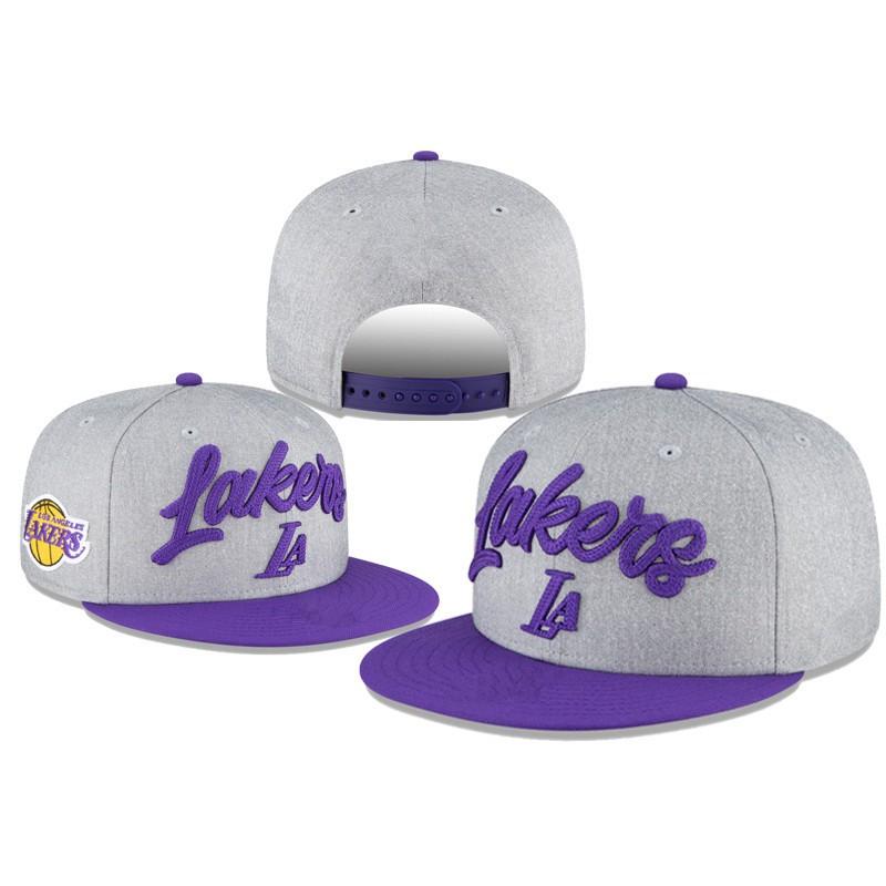 Кепка для баскетбола Los Angeles Lakers с широкими полями, солнцезащитная, с вышивкой, хлопковая смесь, регулируемая, для женщин и мужчин