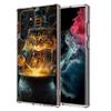 Halloween Magic Cat Capa Phone Case For Samsung S26 Ultra S25 Edge Galaxy S23 S21 S20 S24 FE S22 S10 Plus Cover Clear TPU Shell