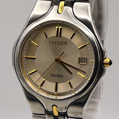 Б/у Элегантные мужские кварцевые часы Citizen Exceed A79