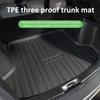 TPE Material Car Trunk Mat For MG HS 2022 Accessories 2018~2023 MGHS MK1 Waterproof Rubber Cargo Storage Pad Carpet Accessories