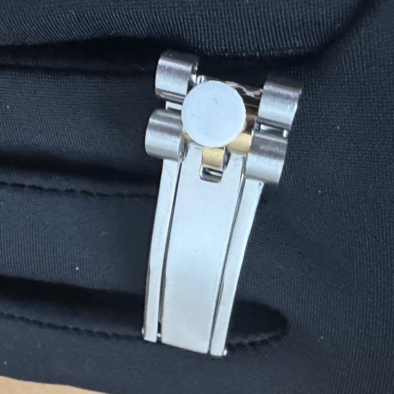 Запасная застежка для браслета Rolex Oyster Perpetual для мужских и женских часов - Складная застежка из нержавеющей стали, 16 мм.