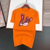 Хлопковые топы Funky Brand Bunny Funny Cartoons Short Sleeve Men Personality Street T Shirts Loose Oversize Tees Дышащие Мягкие