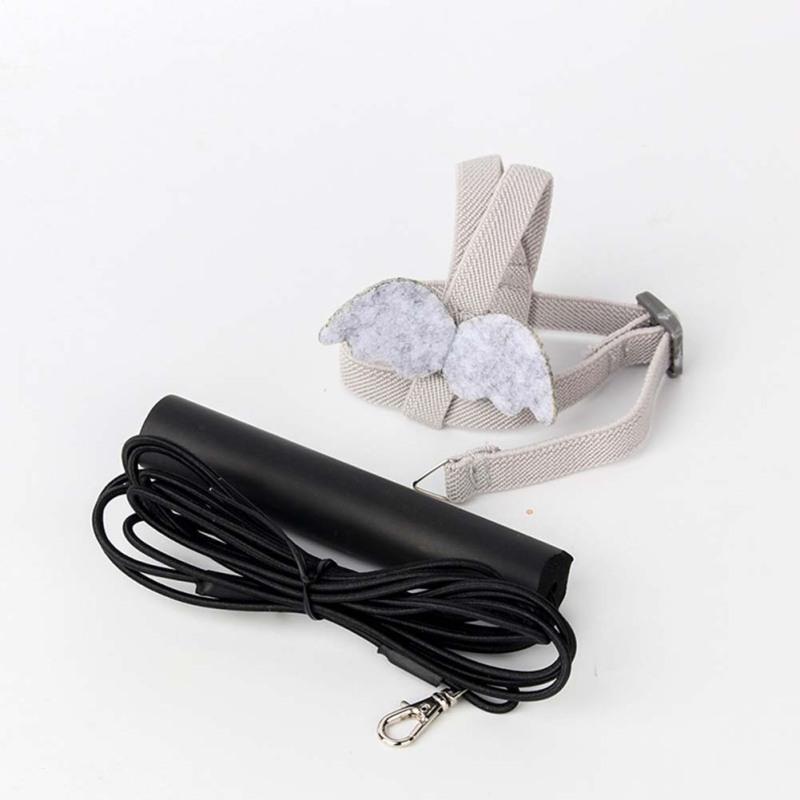 Поводок для попугая, ультра-легкая регулируемая веревка для летной тренировки на открытом воздухе, аксессуары для птиц