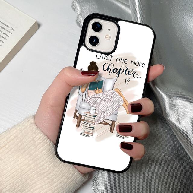 Чехол для телефона «Читайте больше книг» для iPhone 17 Air 16 15 14 12 13 PLUS 11 PRO MAX Задняя крышка Fundas
