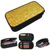 Gold Glitter Pencil Case for Kids Gifts Pen Box Pencil Bag Stationery Supplies Pen Holder Bag