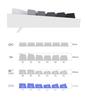 Xiaomi 133+ Gradient Shine through backlit RGB Gamer Keycap For Mx Switch Mechanical Keyboard OEM Profile PBT Keycap ISO Layout Key cap