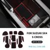 For Suzuki SX4 S-CROSS 2014 2015 2016 2017 2018 2019 2020 2021 Car Anti-slip Rubber Gate Slot Pad Door Groove Mat RHD