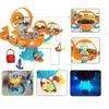 Octopus Castle Shark Adventure Plsyset Barnacle Weight Kwazii Action Doll Scene Model Toy Children