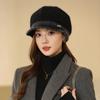 Korean Version of Women's New Winter Rabbit Hair Warm Mother Hat Middle Aged and Elderly Fashionable Versatile Knitted Wool Hat