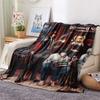 1PC Death Note Patterned Flannel Blanket Suitable For All Seasons For Home Decor Warmth And Comfort Gifts Holiday Present