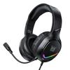 ONIKUMA X31 Wired Gaming Headset, USB + 3.5mm Plug, RGB Light, 50mm Driver, Noise Reduction Mic