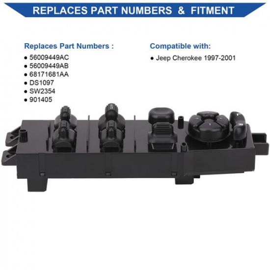Window Switch Control 56049805AA For Dodge Ram Dakota Durango Sprinter 2001-2009