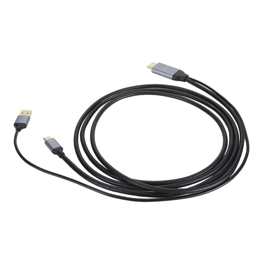 6.6ft HD Multimedia Interface To Type C Adapter Cable 4K At 60Hz 2K At 144Hz 1080P At 60Hz