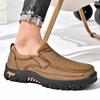 Новые кожаные повседневные деловые туфли для отдыха на природе, мужские удобные мокасины, модная мягкая классическая обувь для вождения, нескользящая обувь для ходьбы