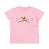 Yellow Horse Graphic Tee: Bohemian Women's Cotton T-Shirt and kids shirt