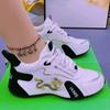 Women Summer Leather Waterproof Casual Sports Shoe  Lightweight Breathable Non-slip Platform Shoes Designer Sneakers