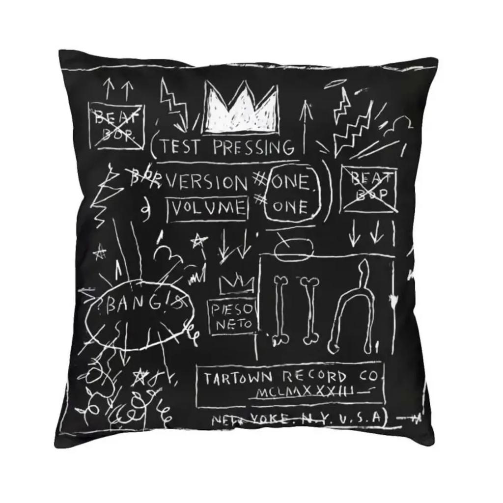 New Street Graffiti Cushion Cover Polyester Throw Pillow Case for Sofa Square Pillowcase Home Decorative 45x45cm 18x18Inch