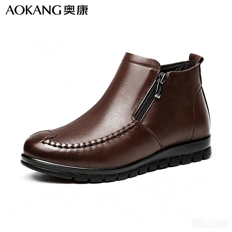 Aokang Women's Winter Velvet Boots