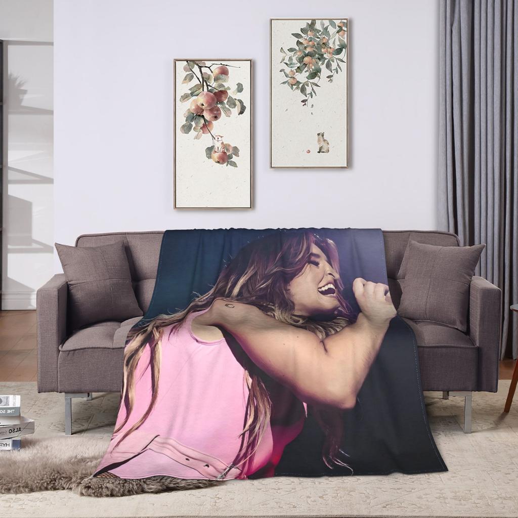 L-Lolas I-Indigos Spanish Singer Blankets For Living Room Super Warm Custom Quality Bedspread Gift