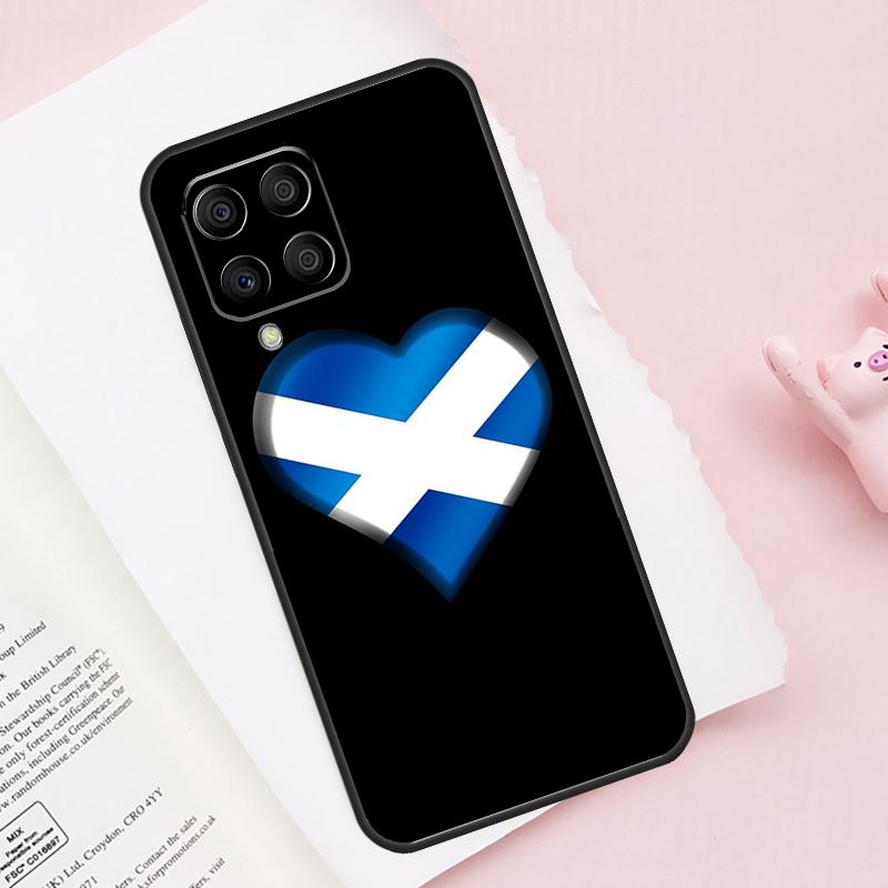 Scotland Scottish Flag Case For Samsung Galaxy M51 M55 M35 M15 M56 M36 M16 M06 M13 M33 M53 M12 M32 M52 M14 M34 M54