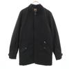 Stainless Collar Coat L Black Quilted Lining, Corduroy Collar Men's Used