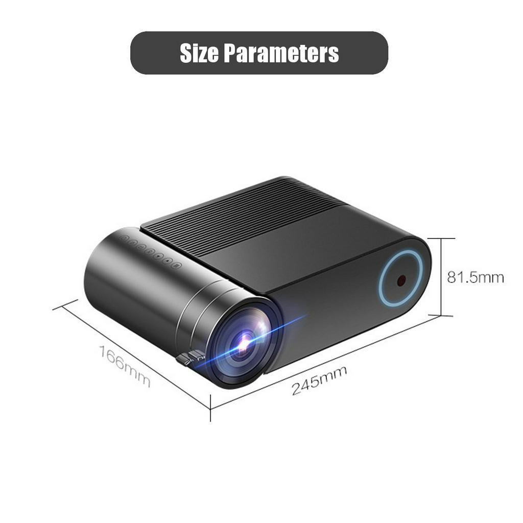84W 4K 3800 Lumes LED Projector Portable 1080P Full HD Projector Colorful Multimedia Theater HDMI VGA AV Outdoor Home USB