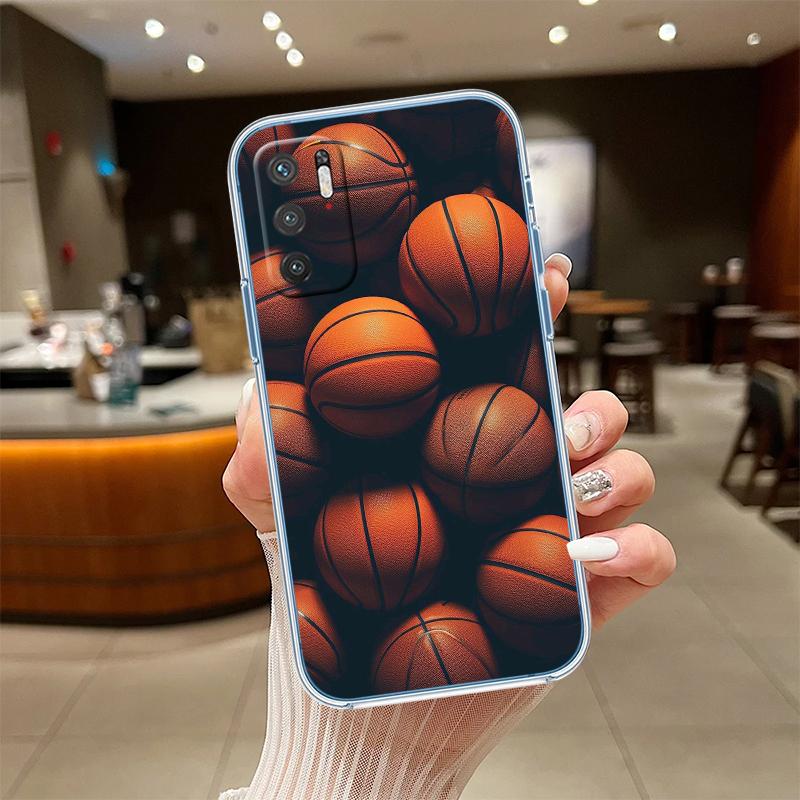 UP13 Basketball Art Shoot Transparent Phone Case for Samsung Galaxy A04 A04S A14 A23 A34 A54 M23 M33 M52 M53