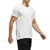 Adidas T Shirts Men's White Crew Neck Moderate Straight Fit CZ0299