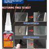 Super glue, tire glue, black strong bonding, 20ml, three-second initial solid quick repair suitable for plastic and rubber.