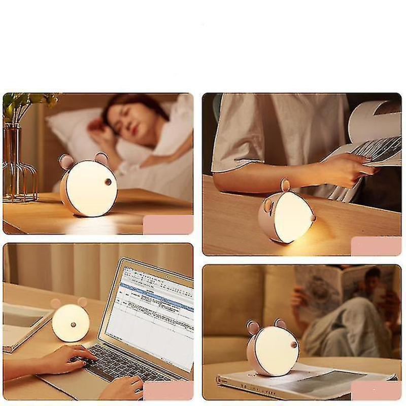 Night lamps ambient lighting fixtures sleeping children bright atmosphere bedroom rechargeable night bedroom for children nutritional blue night