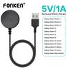 FONKEN Watch Charger for Samsung Galaxy Watch 3/4/5/5 Pro 45mm USB Charging Cable for Samsung Galaxy Watch 4 Classic USB Charger