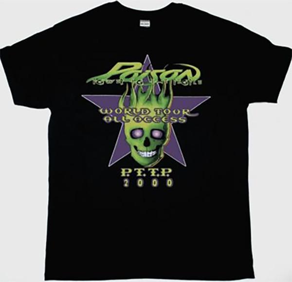 Poison Power to the People Metal Revolution Tour New Black Premium TShirt Unisex T-Shirt