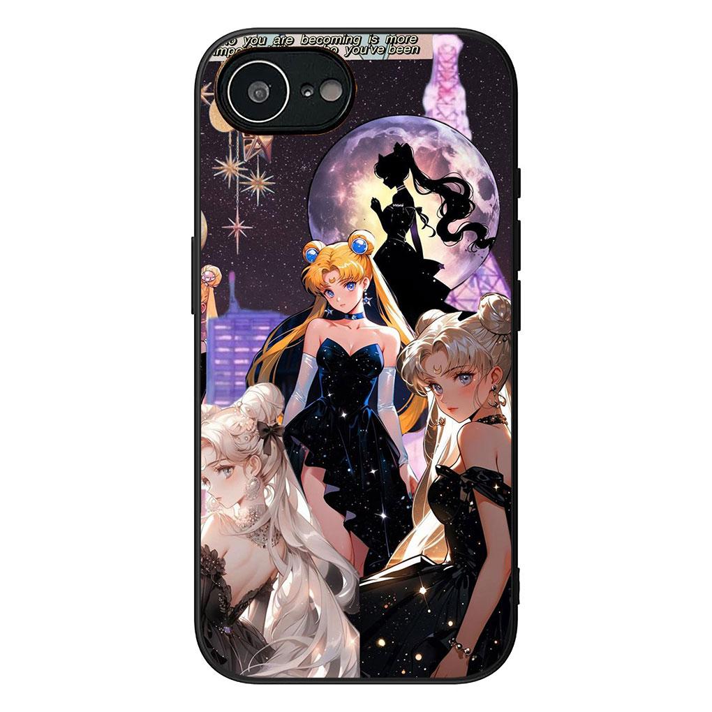 Обои S-Sailors Чехол для телефона Луна для Motorola Moto Edge 50 30 Fusion 40 NEO Ultra Pro E14 G20 E15 G35 G84 G13 G53 Мягкий чехол