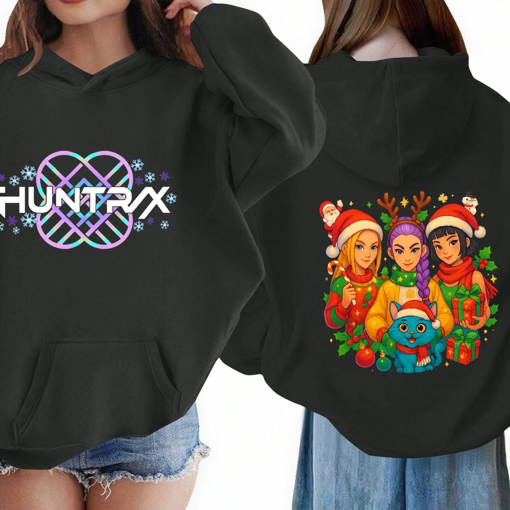 Children's Long-sleeved Loose Pullover Letter-printed Hooded Sweatshirt