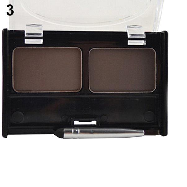 Тени для век и бровей с кисточкой, набор