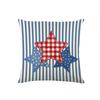 Happy 4th Of Gods Blessing America Stars Throw Covers,Faiths America Freedoms Independence Day Memorial Day Decor Cushion Case For