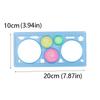 1 pc Spirograph Metric  Ruler Multifunctional School Supplies Cartoon Measuring Too  Student