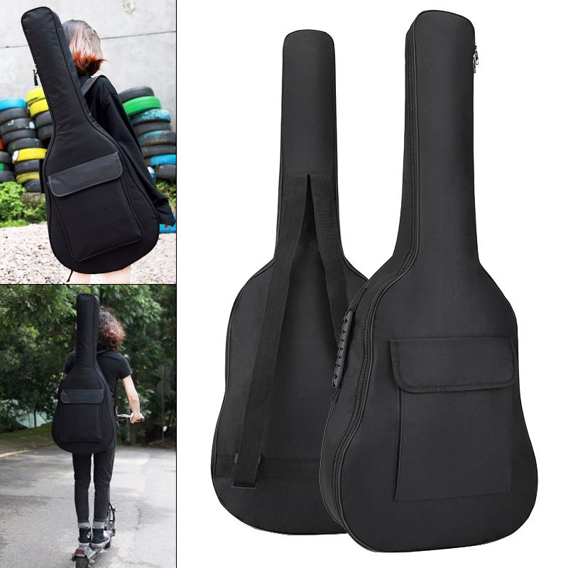 36 Inch Waterpoof Guitar Case Gig Bag Double Straps Oxford Fabric Pad 5mm Soft Cotton Thickening