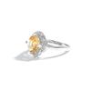 Elegant Design Ring S925 Silver Natural Citrine Gems Luxury Jewelry for Women & Lady Promise ring,Engagement & Anniversay Gift