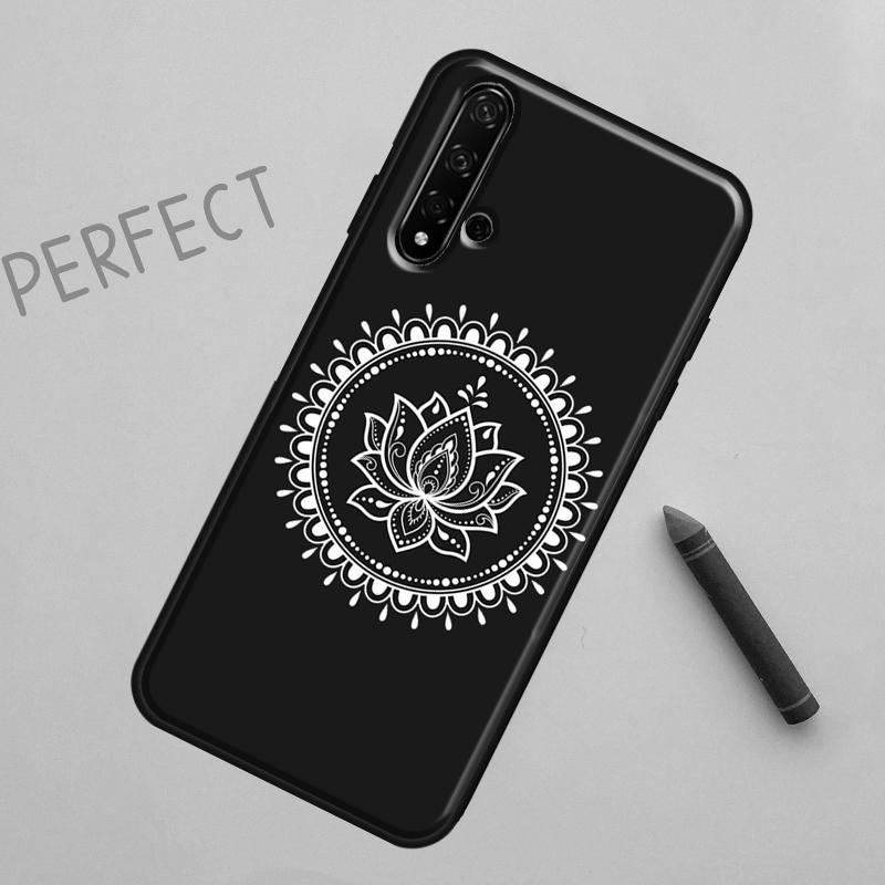 Buddhism Buddha Om Hamsa Zen Case For Huawei Nova Y90 Y70 Y61 Y60 9 10 SE Nova 5T 11i 8i 7i 3i P20 P40 P30 Lite P60 Pro