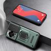 KEYSION Противоударный чехол для Huawei nova 14 14 Pro с выдвижной защитой камеры, металлической кольцевой подставкой, задняя крышка для телефона Huawei nova14Pro