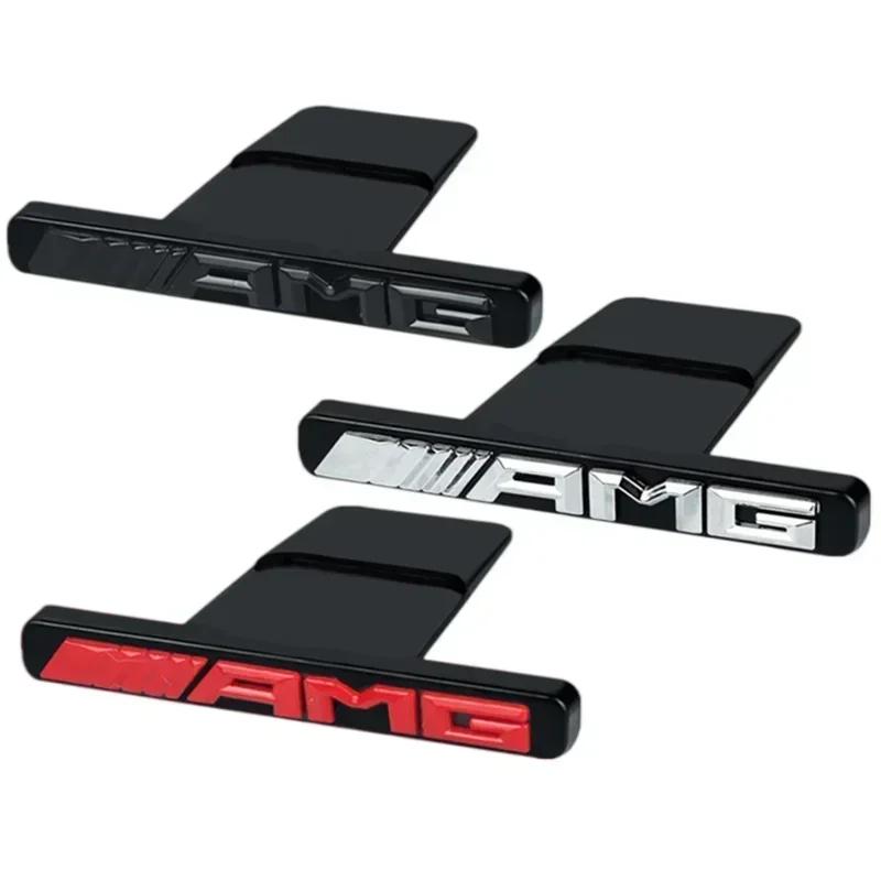 WMFH9 AMG Car Front Grill Badge Emblem Sticker for Mercedes benz W212 W213 W202 W211 W176 W210 W205 Gla Glc Cls Glk Accessories
