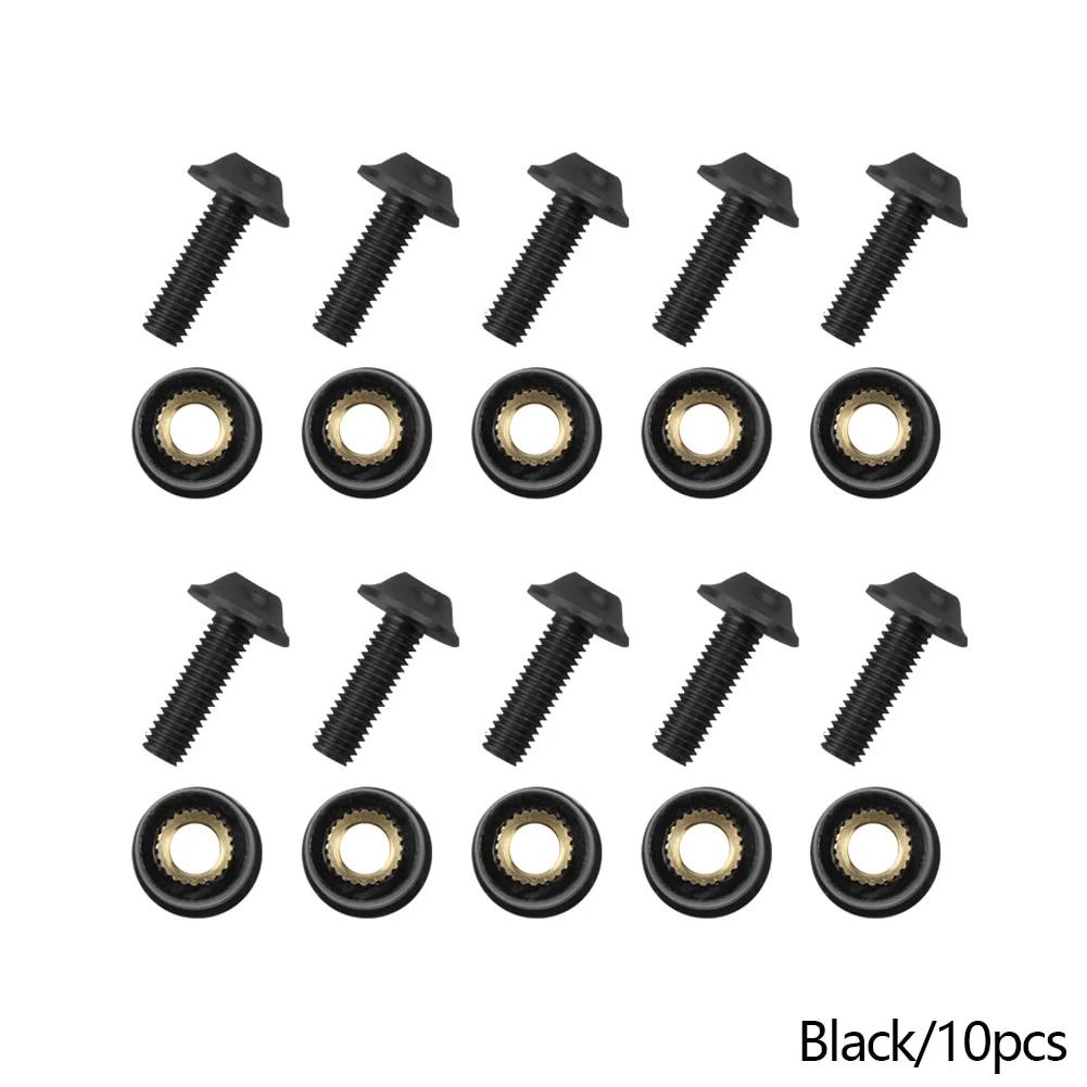 10PCS M5x16mm Motorcycle Windscreen Windshield Bolts Screws Nut Fastener For Honda Suzuki Yamaha Kawasaki