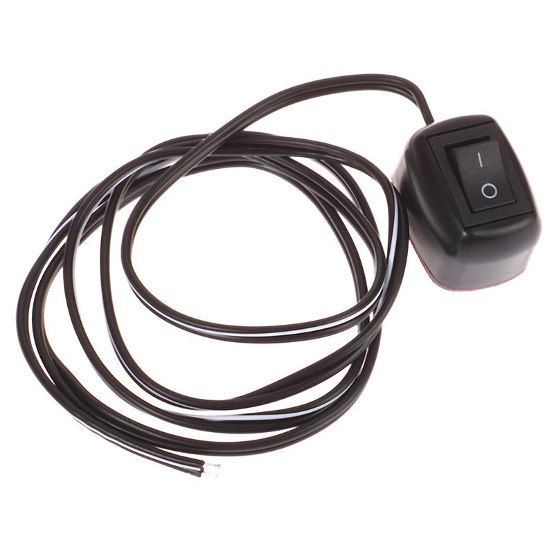 DC 12V универсальный автомобильный переключатель пастообразного типа тумблер с кабелем 60см