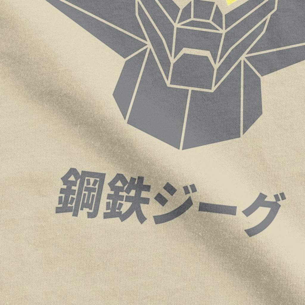 Футболки Kotetsu Jeeg Steel Jeeg Robot для мужчин, футболка из чистого хлопка для мужчин, футболка с круглым вырезом и коротким рукавом, одежда в подарок